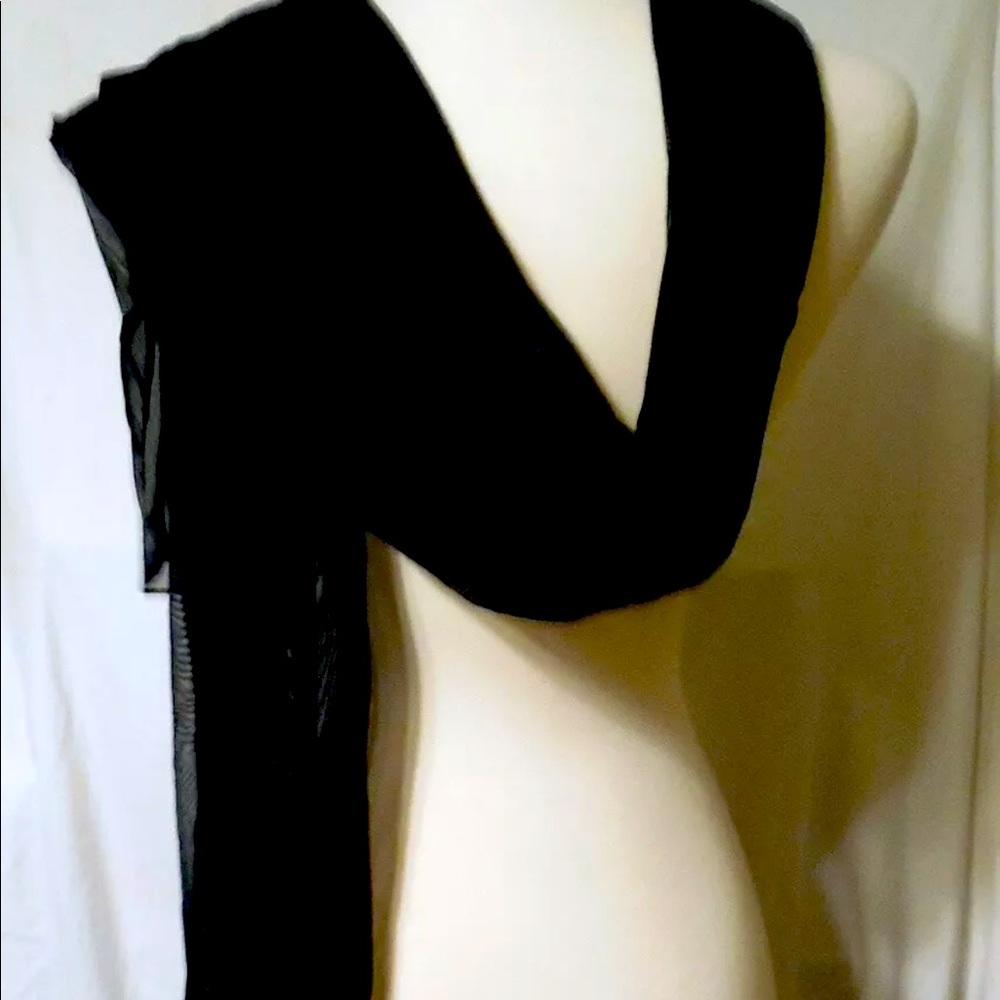 Black Tadashi shawl/scarf